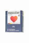 Презервативы, Маскулан 3 шт XXL увеличенного размера Masculan 4 Classic (extra large)